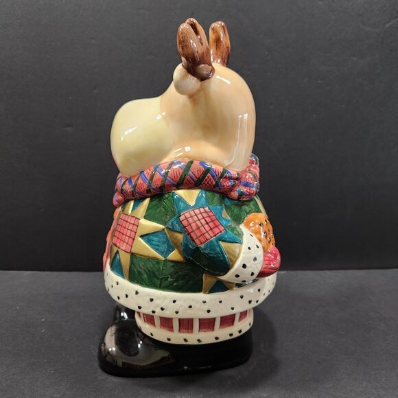 Vintage 90s Fun Ceramic Atico Moose Cookie Jar - Picture 2 of 9